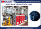 Máquina da fabricação da tubulação do HDPE do tubo da água com sistema de controlo do PLC de Siemens